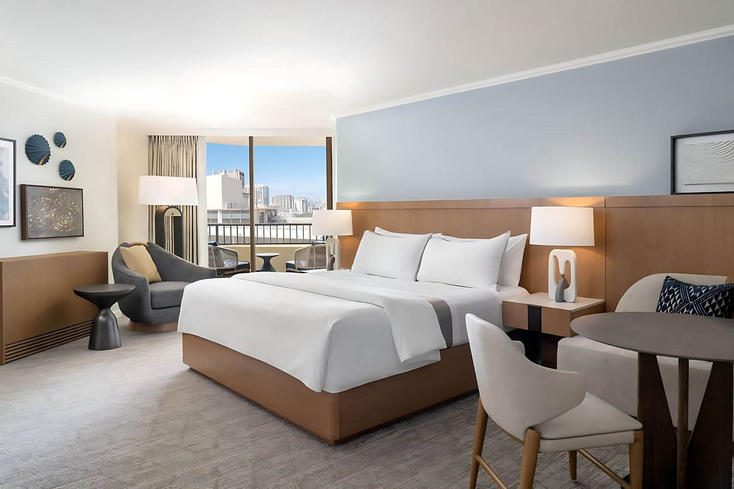 Tower Waikiki with city view Larger Room(a), 1 King, City View LuxuriaVacations