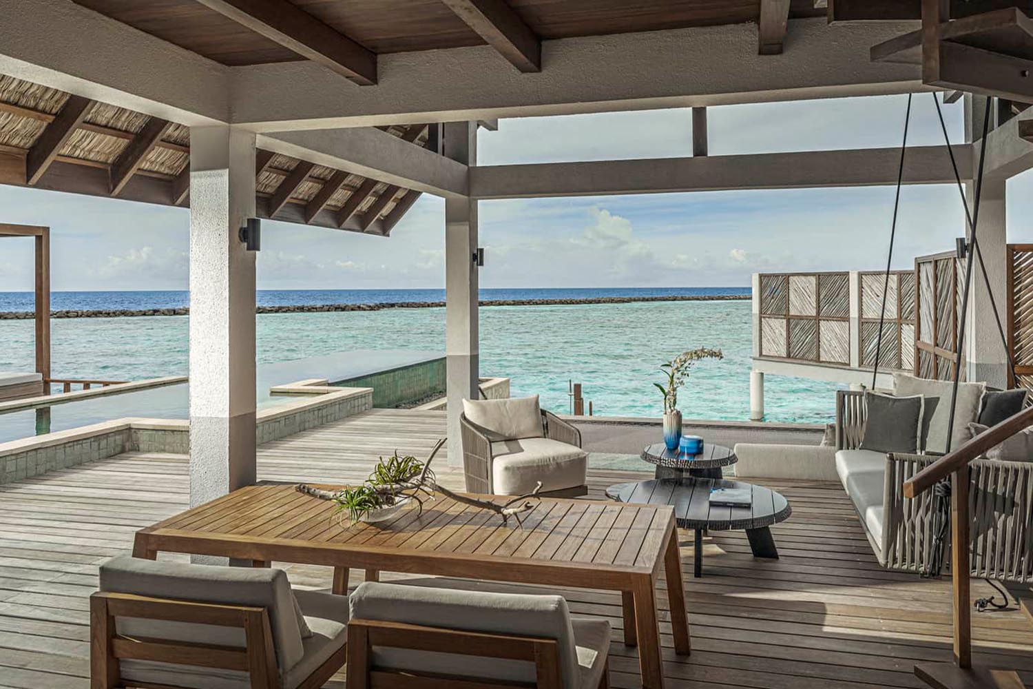 WATER VILLA WITH POOL – PARTIAL SEA VIEW LuxuriaVacations